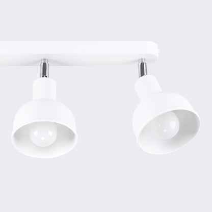 ELBA Ceiling Lamp - 3-Light White - Minimalist Adjustable Design - LED Compatible - Energy Efficient - Ideal for Modern Interiors