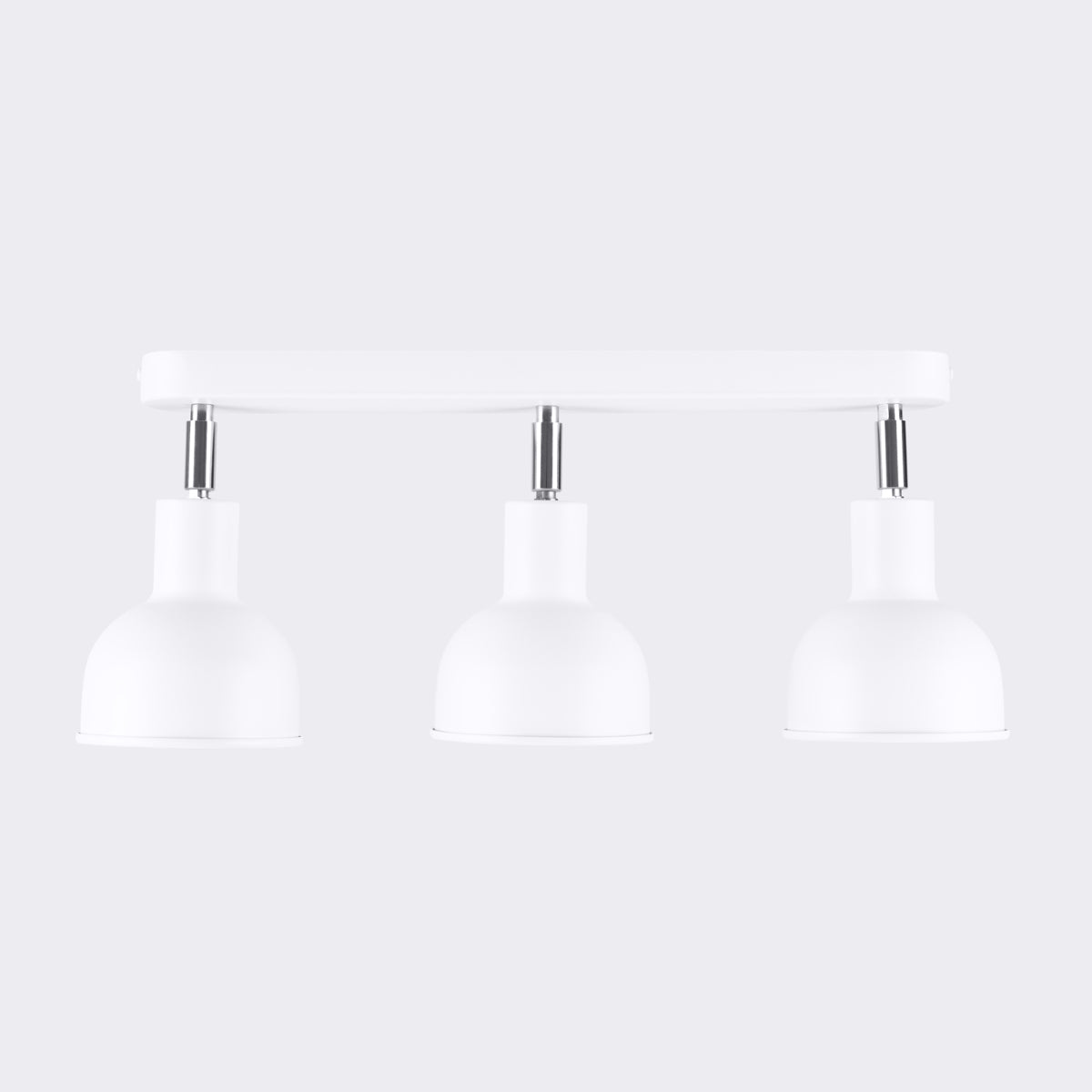 ELBA Ceiling Lamp - 3-Light White - Minimalist Adjustable Design - LED Compatible - Energy Efficient - Ideal for Modern Interiors