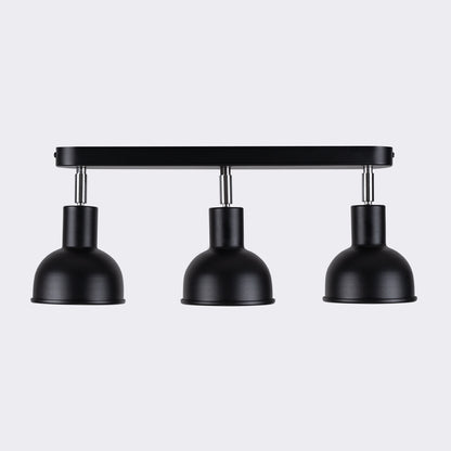 ELBA Ceiling Lamp - 3-Light Black - Minimalist Adjustable Design - LED Compatible - Energy Efficient - Ideal for Modern Interiors