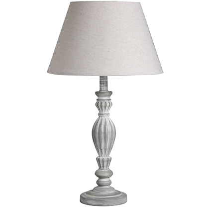 Aegina Table Lamp Beige Wood 16291