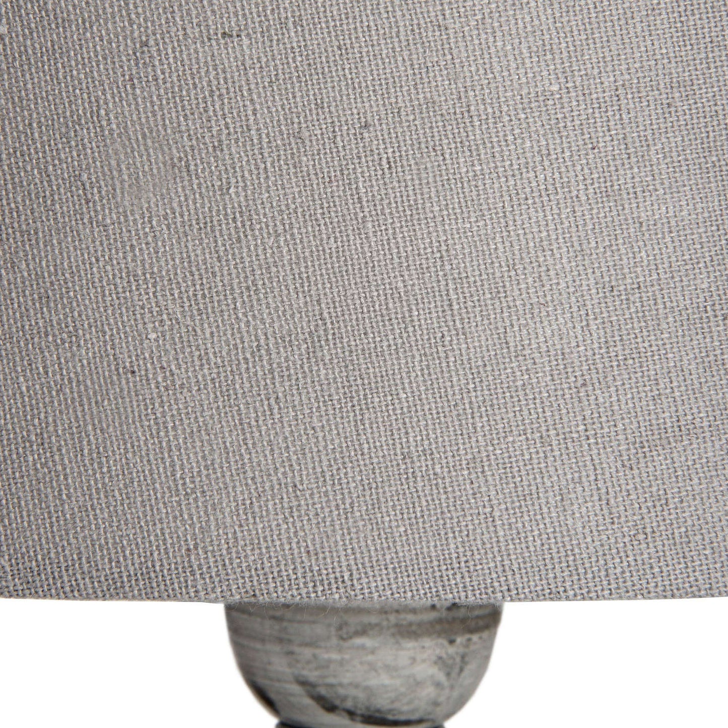 Uthina Table Lamp - Beige Wood Base with Linen Shade - Timeless Neutral Design