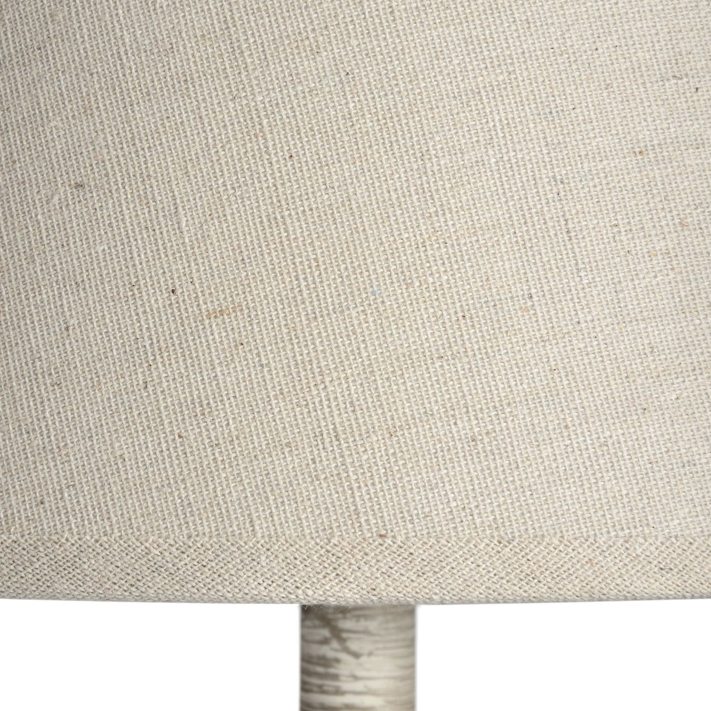 Leptis Magna Table Lamp - Grey-Washed Wood with Linen Shade - Classic Rustic Charm