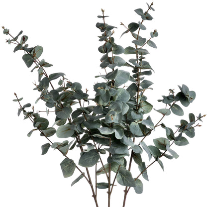 Variegated Eucalyptus Green Plastic 19049