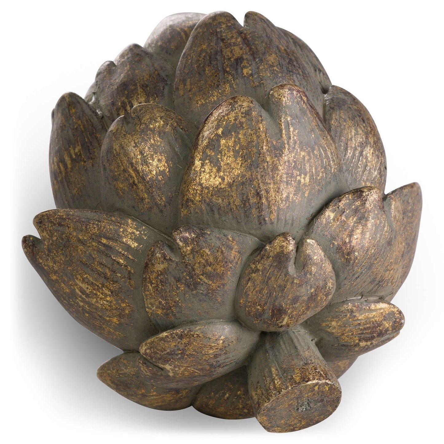 Antique Bronze Large Artichoke Bronze Resin 19838