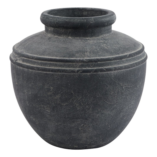 Amalfi Grey Water Pot Grey Ceramic 23288