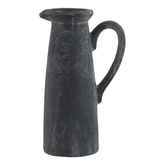 Amalfi Grey Tall Jug Grey Ceramic 23313