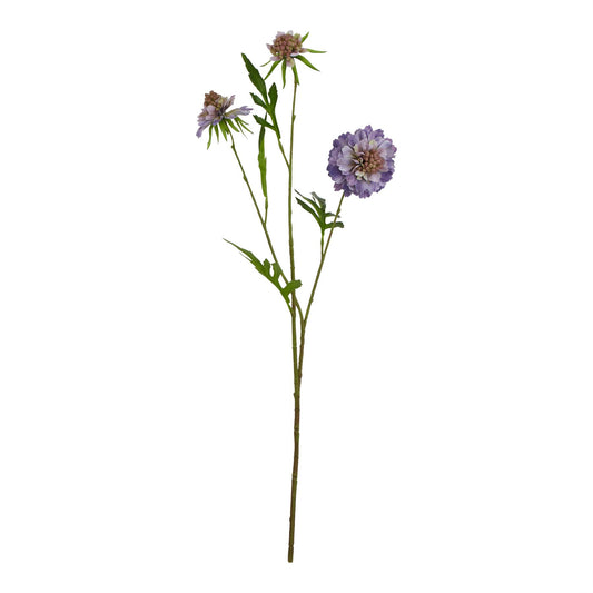 The Natural Garden Collection Purple Scabious Stem Purple Plastic 23414