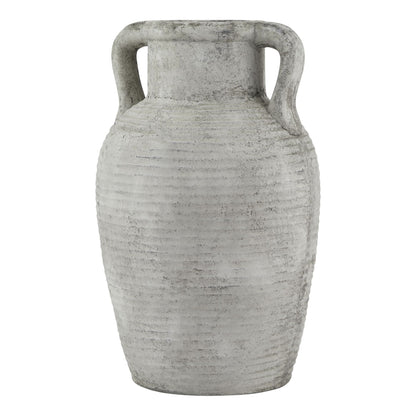 Athena Stone Large Amphora Pot White Ceramic 23609