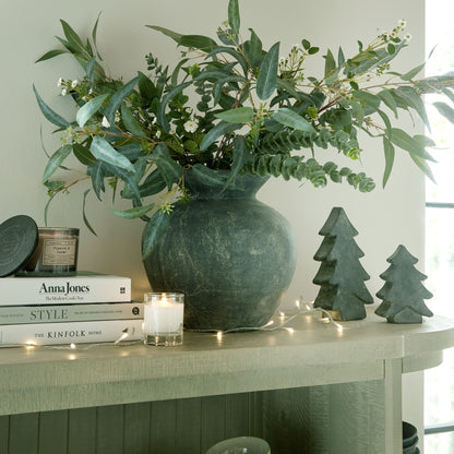 Amalfi Grey Medium Christmas Tree Grey Ceramic 23619