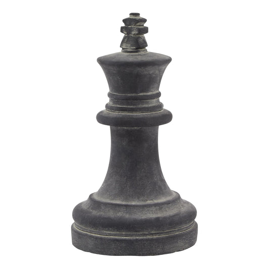 Amalfi Grey King Chess Piece Grey Ceramic 23642