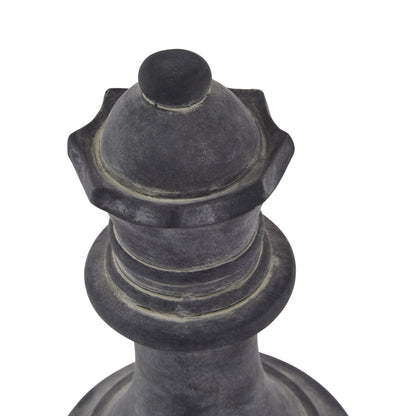 Amalfi Grey Queen Chess Piece Grey Ceramic 23643