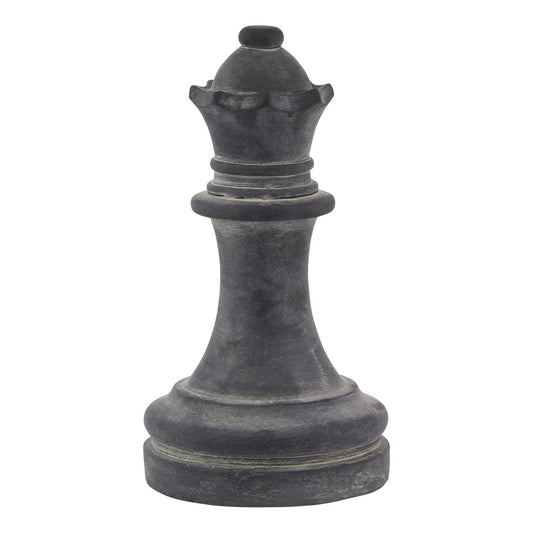 Amalfi Grey Queen Chess Piece Grey Ceramic 23643