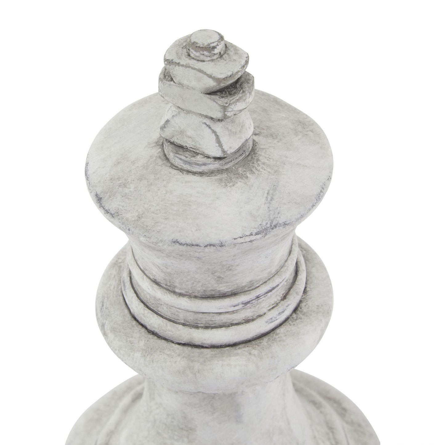 Athena Stone King Chess Piece White Ceramic 23644