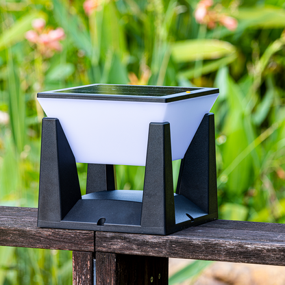 Solar Outdoor Light - Portable and Weatherproof - Warm White Lighting - Eco-Friendly - Automatic On/Off - Ideal for Gardens - Patios - and Camping