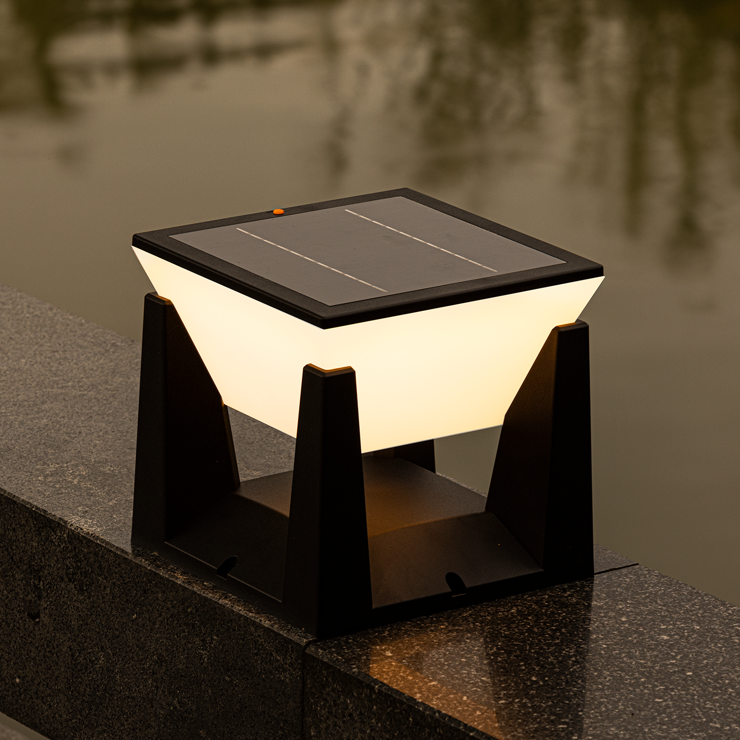 Solar Outdoor Light - Portable and Weatherproof - Warm White Lighting - Eco-Friendly - Automatic On/Off - Ideal for Gardens - Patios - and Camping