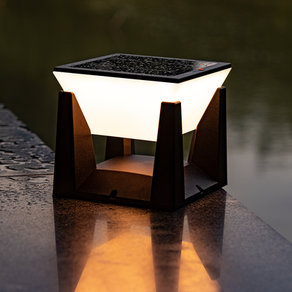 Solar Outdoor Light - Portable and Weatherproof - Warm White Lighting - Eco-Friendly - Automatic On/Off - Ideal for Gardens - Patios - and Camping