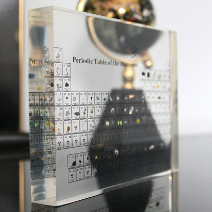 Elements Periodic Table - 83 Authentic Elements - Acrylic Display with LED Lighting