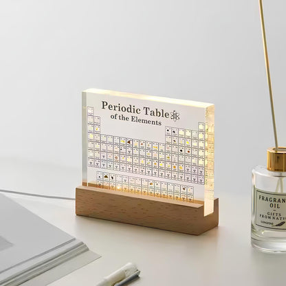 Elements Periodic Table - 83 Authentic Elements - Acrylic Display with LED Lighting