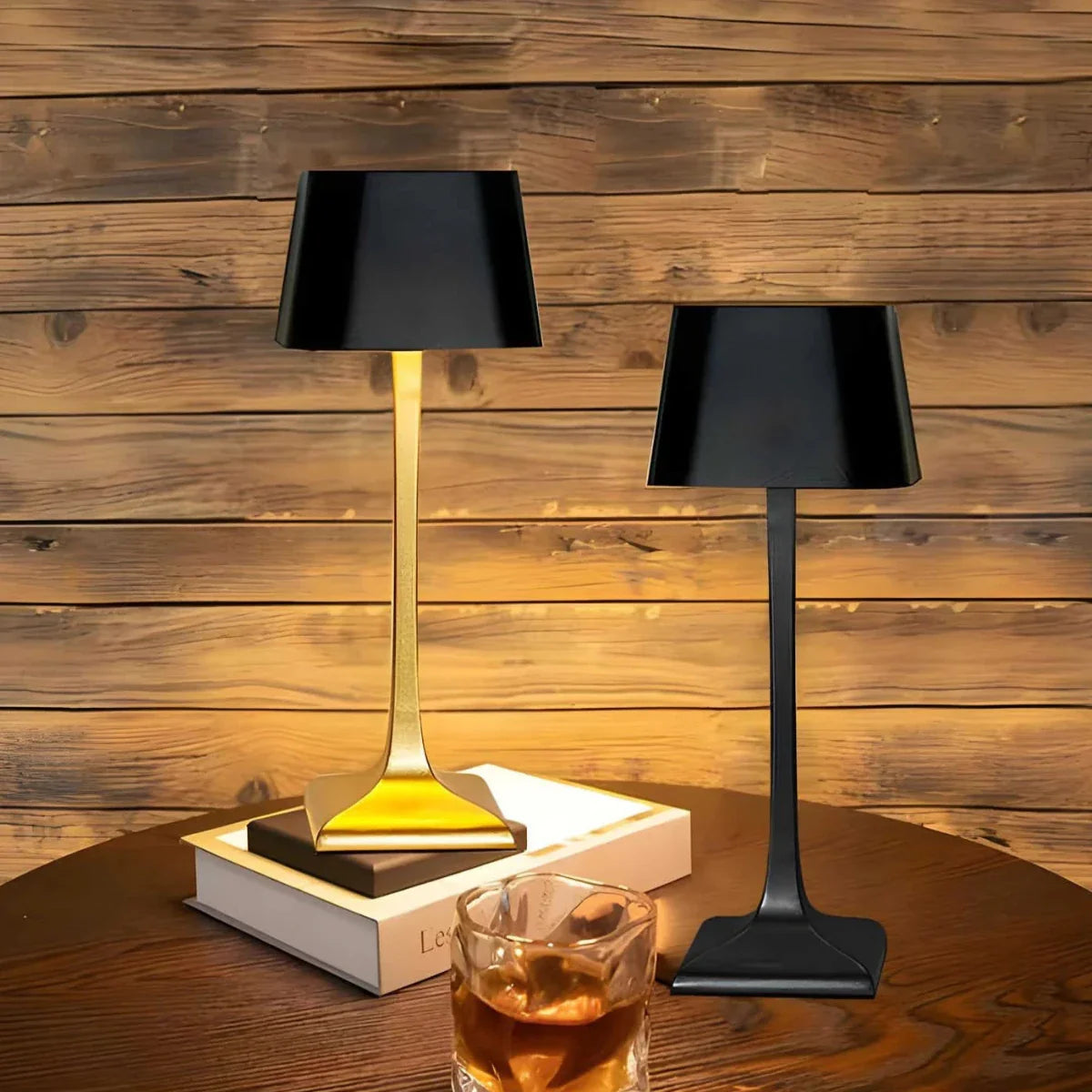 Table Lamp - Rechargeable & Waterproof - Dimmable with 14-16 Hours of Runtime - USB Type-C Charging - Warm White Light - Minimalist Design