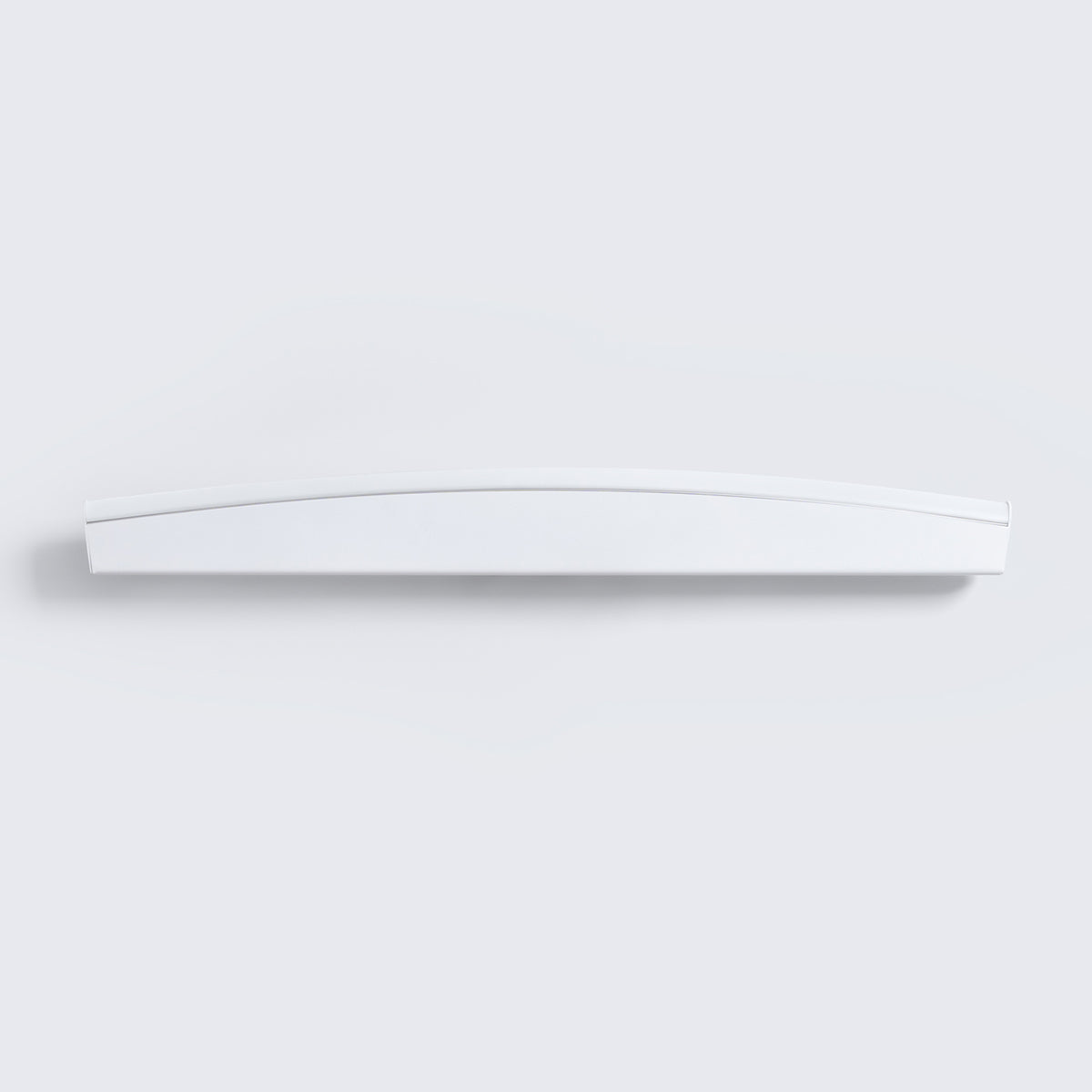 Modern LED Wall Sconce - 8W 3000K - Slim Arc Design - White Metal - 60x5.5x7 cm