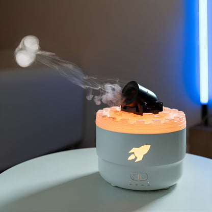 Bombard Cannon Humidifier – Unique Design – Customizable Lighting & Mist – USB Powered – Aromatherapy & Ultrasonic Technology – 200ml Capacity