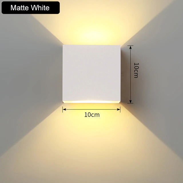 Elegant Wall Light - Aesthetic & Modern Design - Warm or Cool White Light - Wall Mounted - LED Bulbs Included - 6W Power - Ideal for Any Room