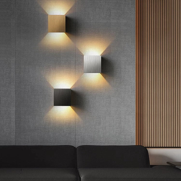 Elegant Wall Light - Aesthetic & Modern Design - Warm or Cool White Light - Wall Mounted - LED Bulbs Included - 6W Power - Ideal for Any Room