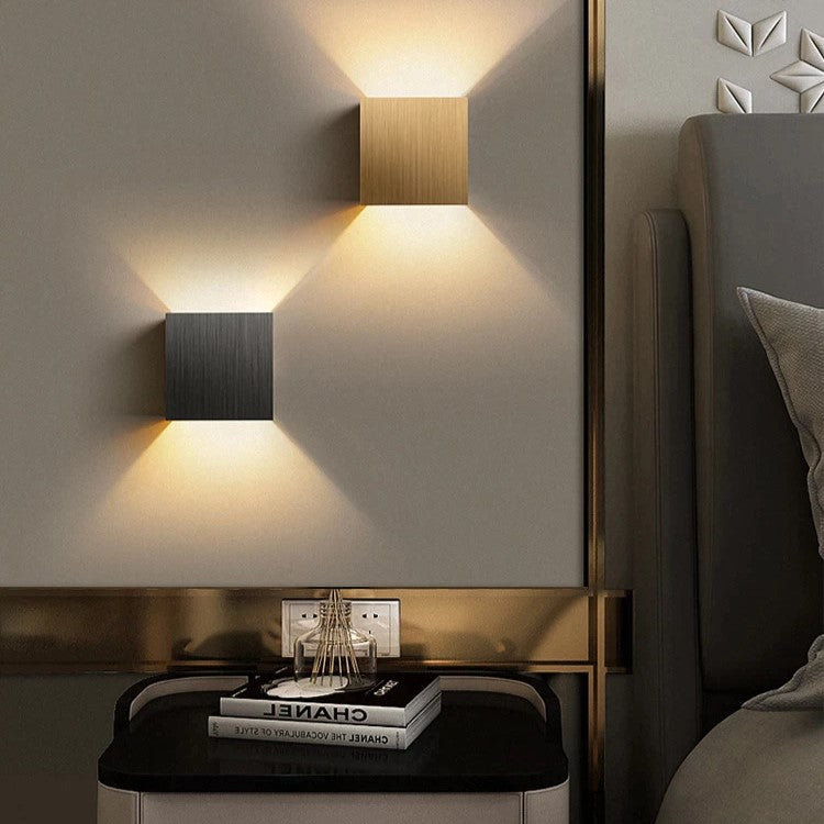 Elegant Wall Light - Aesthetic & Modern Design - Warm or Cool White Light - Wall Mounted - LED Bulbs Included - 6W Power - Ideal for Any Room