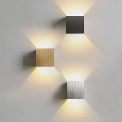 Elegant Wall Light - Aesthetic & Modern Design - Warm or Cool White Light - Wall Mounted - LED Bulbs Included - 6W Power - Ideal for Any Room