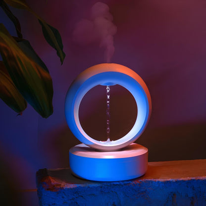 Anti-Gravity Humidifier – Levitating Water Droplets – Soft Mist & LED Light – USB-C Powered – 680ml Capacity