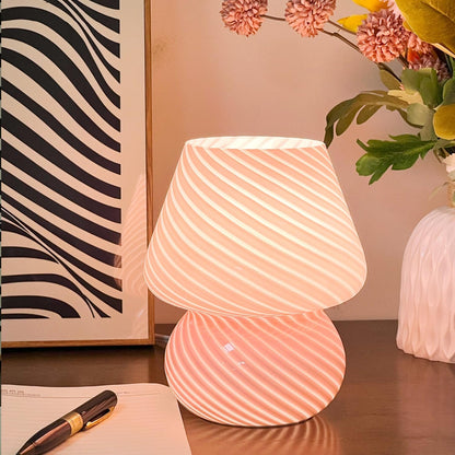 Hand-Blown Glass Lamp - Unique Artisanal Design - Premium Materials - Dimmable Lighting - Warm/Natural/Cool White Light - Elegant Home Décor