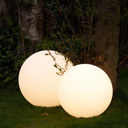 Spherical Garden Light - Weather-Resistant - 16 Color Options - Remote Control - Long-Lasting with Solar Option - Perfect for Indoor & Outdoor Use - LED Powered.