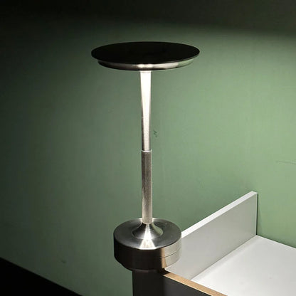 Black Disc Table Lamp – Cordless Rechargeable