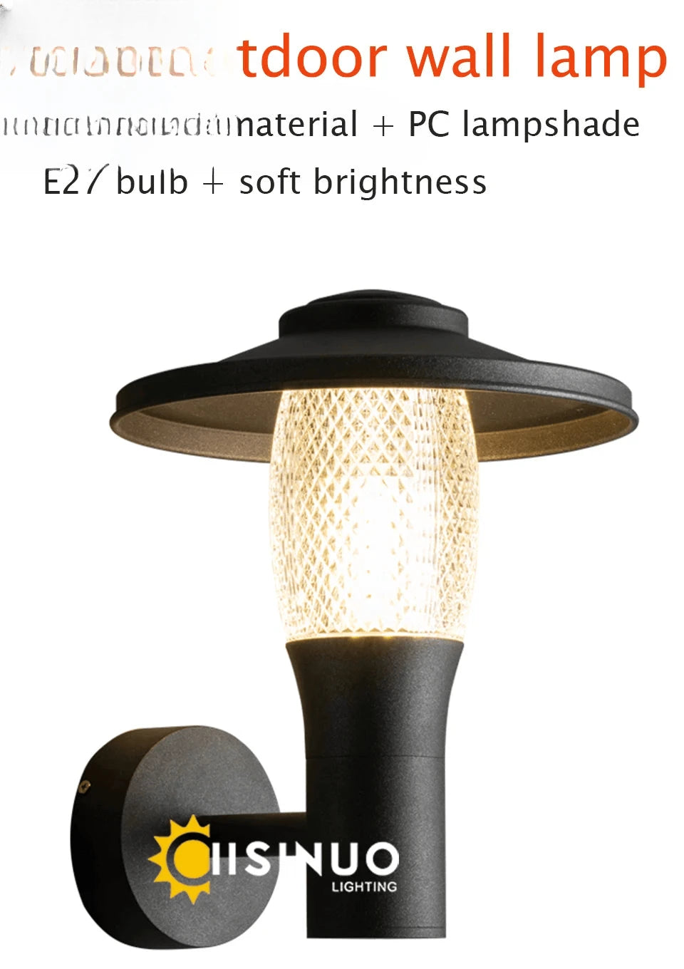 Verthara Premium Modern LED Outdoor Wall Light IP65 Dimmable