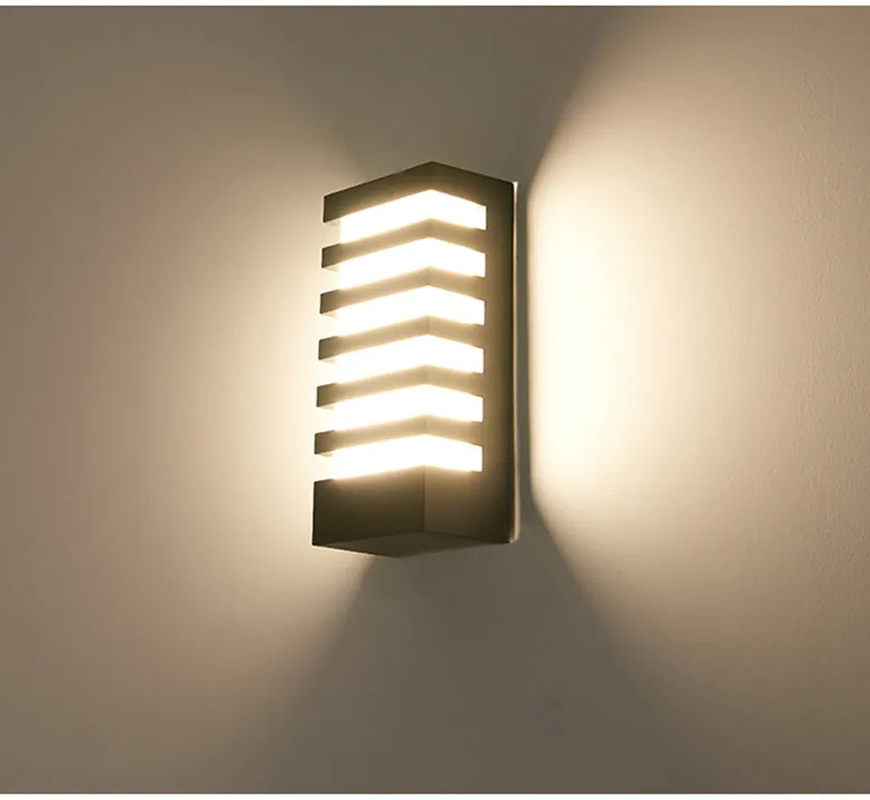 Verthara Premium Modern Aluminium LED Outdoor Wall Light IP54