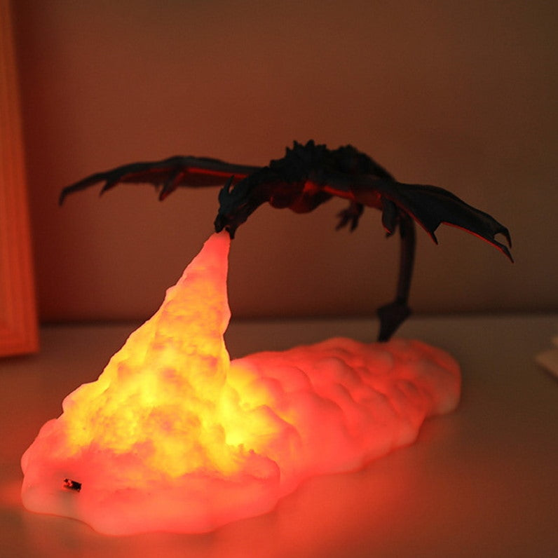 Dracarys Dragon Light - USB Rechargeable & Cordless - LED Light - Fantasy-Inspired Design - Perfect Gift for Fans - 7.87 x 3.94 Inches