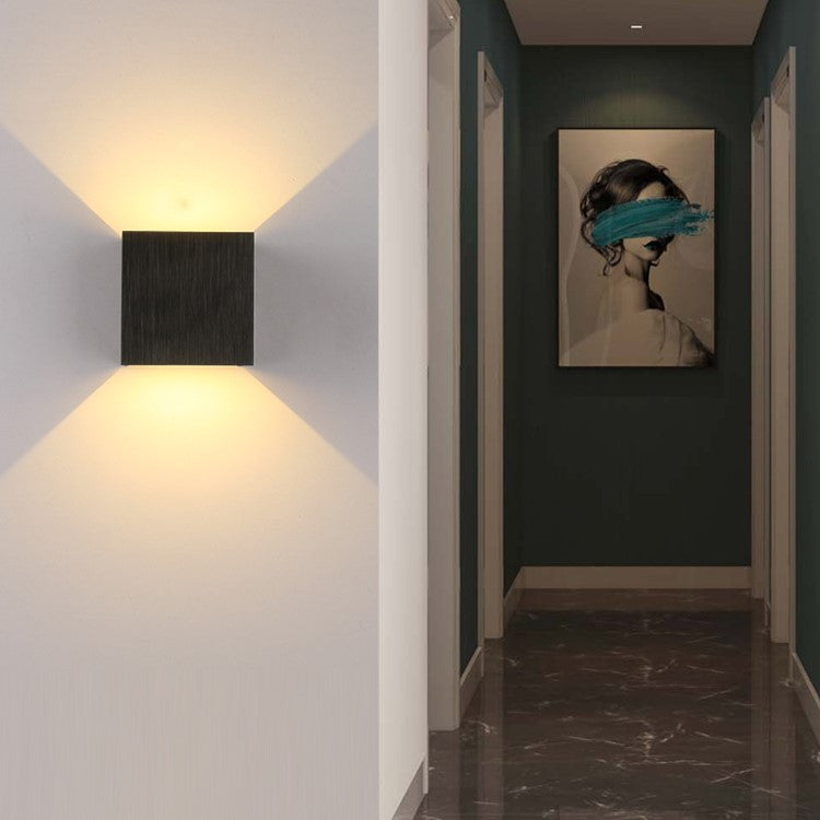 Elegant Wall Light - Aesthetic & Modern Design - Warm or Cool White Light - Wall Mounted - LED Bulbs Included - 6W Power - Ideal for Any Room