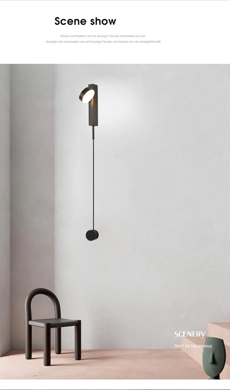 Modern Wall-Mounted LED Lamp - Up & Down Lighting - Aluminium Body - CE Certified