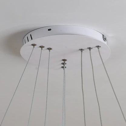 Verthara Premium Black Ring LED Pendant Light | Dimmable & Remote