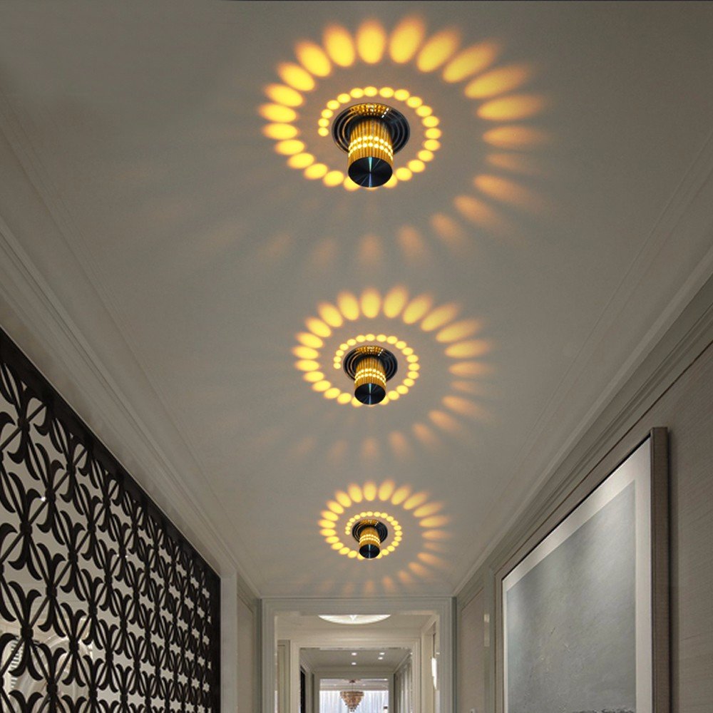 Spiral Light - Modern LED Wall & Ceiling Lamp with 7 Colors - Energy-Saving Aluminum Design for Stunning Atmosphere