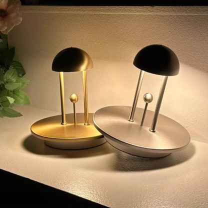 Timeless Balance Table Lamp - Gesture Controlled - Dimmable Warm White Light - Up to 18 Hours Battery - ABS+Steel - Modern Centerpiece Design