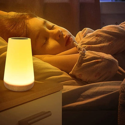 Magic Touch Night Light – USB Rechargeable – Touch Sensor – Adjustable Colors & Brightness – Ideal for Bedroom, Reading & Ambience