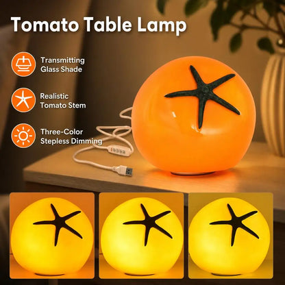 Glass Table Lamp – USB Powered Dimmable