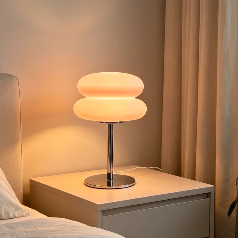 Mushroom Macaron Table Lamp – USB Powered Dimmable