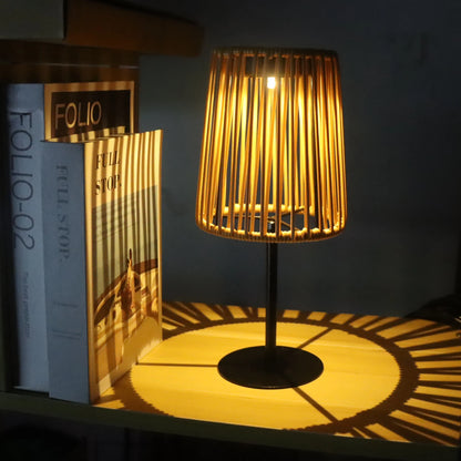 Rattan Table Lamp