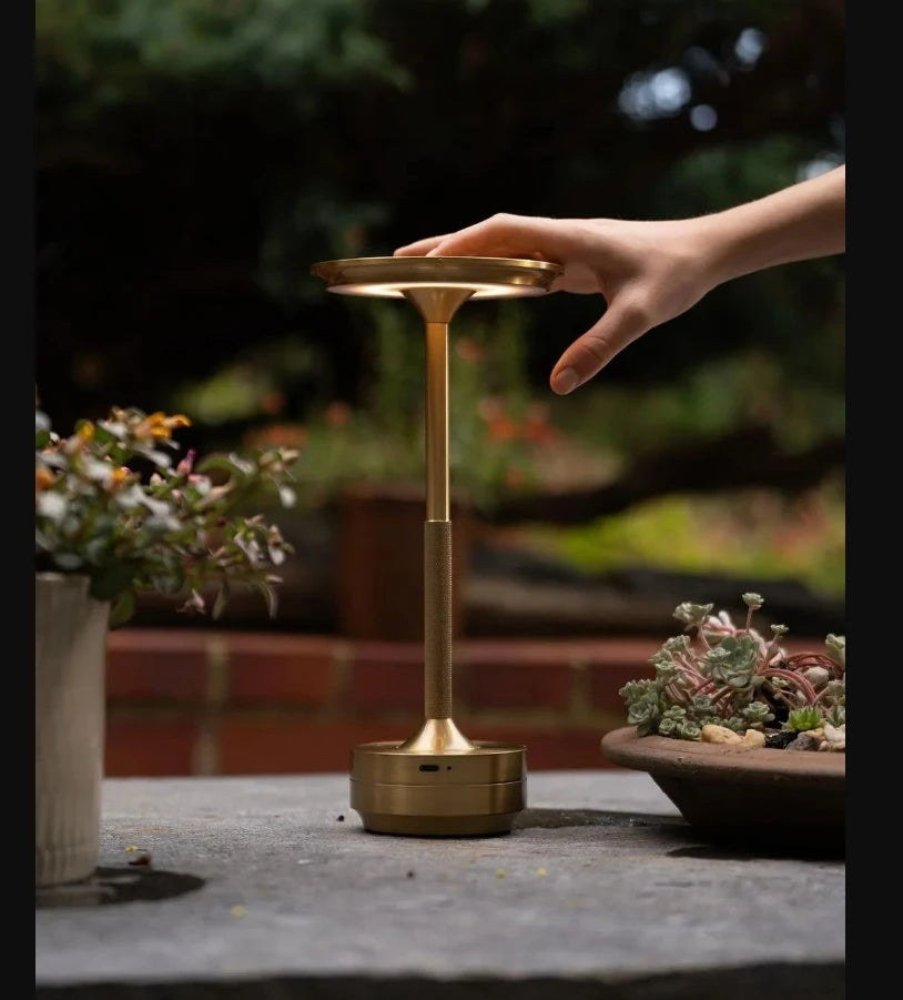 Slim Disc Table Lamp – Cordless Rechargeable