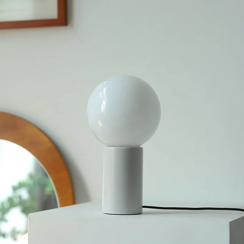 Wooden Ceramic Table Lamp