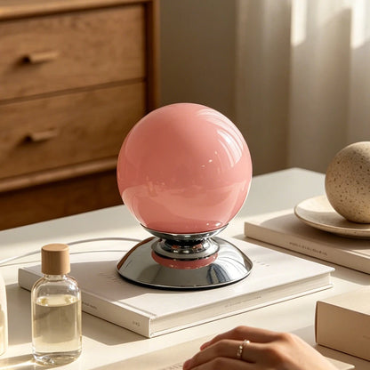 Glass Globe Plinth Lamp – USB Powered Dimmable