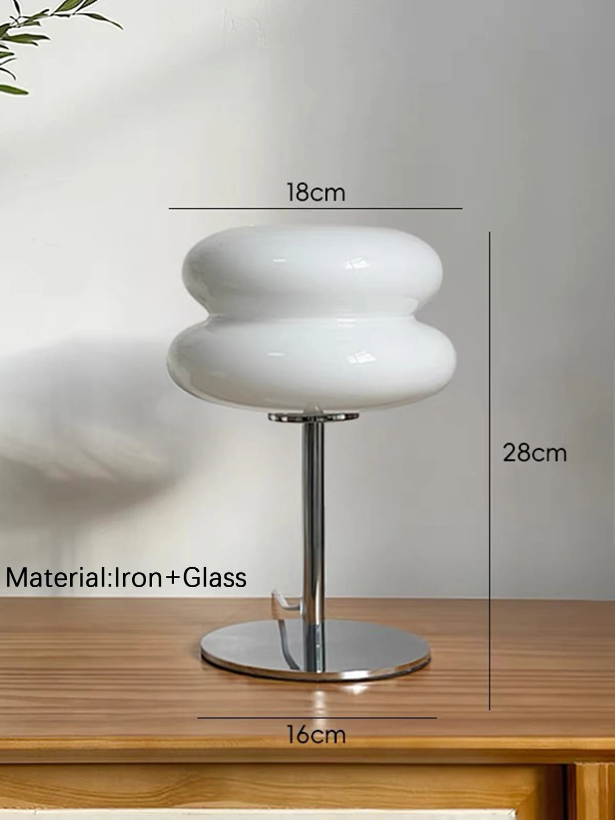 Nordic Vintage Table Lamp – USB Powered Dimmable