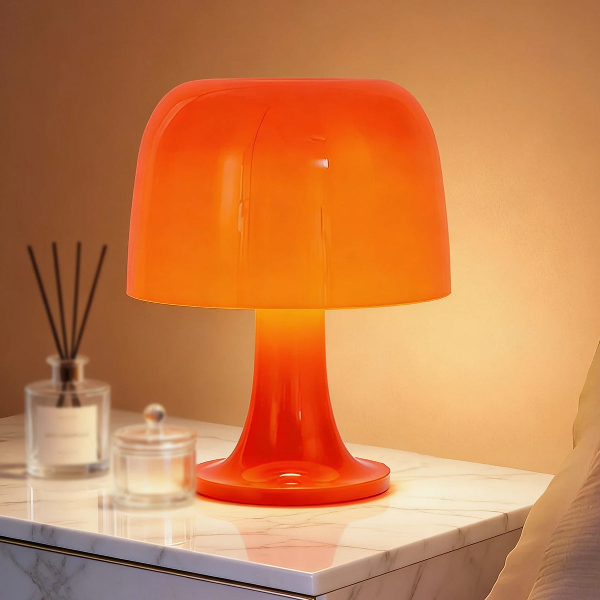 Mushroom Table Lamp – Cordless Rechargeable